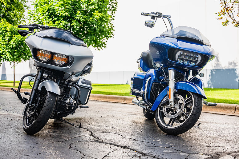 Detailed Harley Davidsons