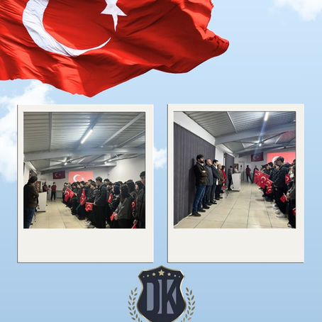 "İlk Dersimiz Bayrak Sevgisi!"