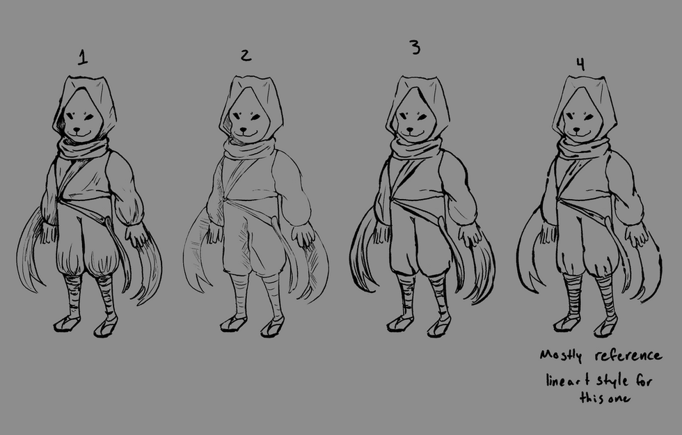Lineart Style Exploration