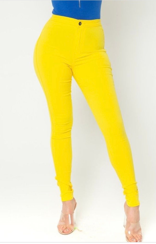 Thumbnail: Her Stretchy Pants Yellow