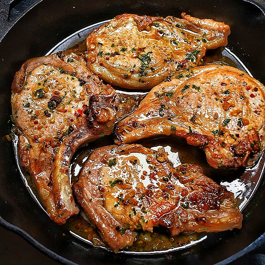 Garlic Brown Sugar Pork Chops