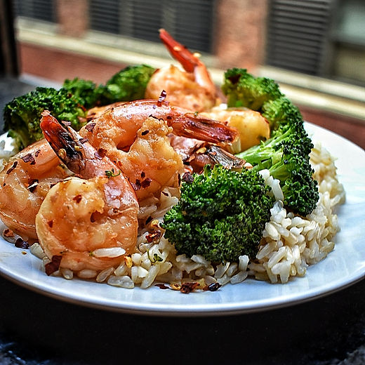 Honey Shrimp & Broccoli