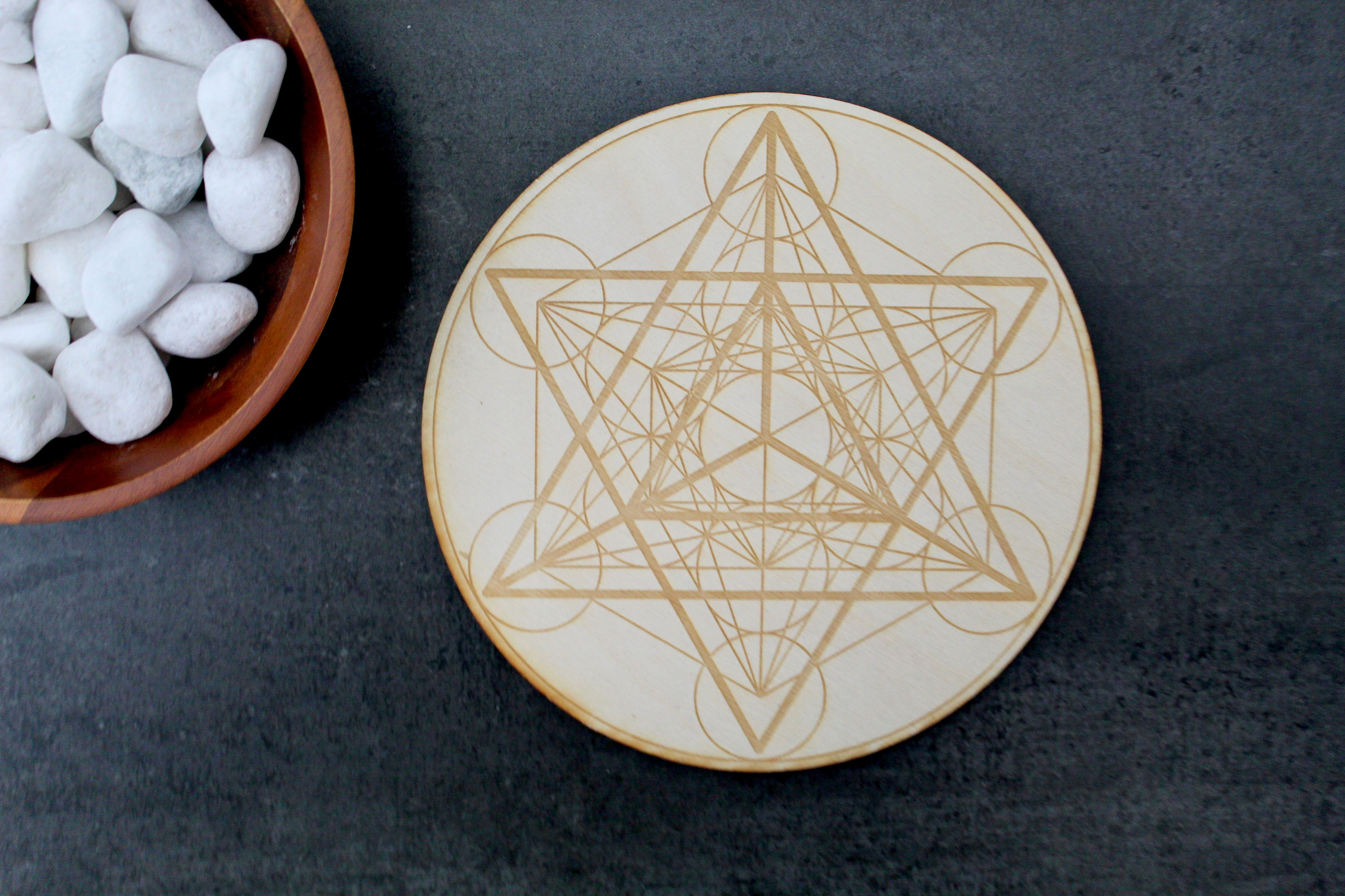 Metatron's Cube Crystal Grid Board