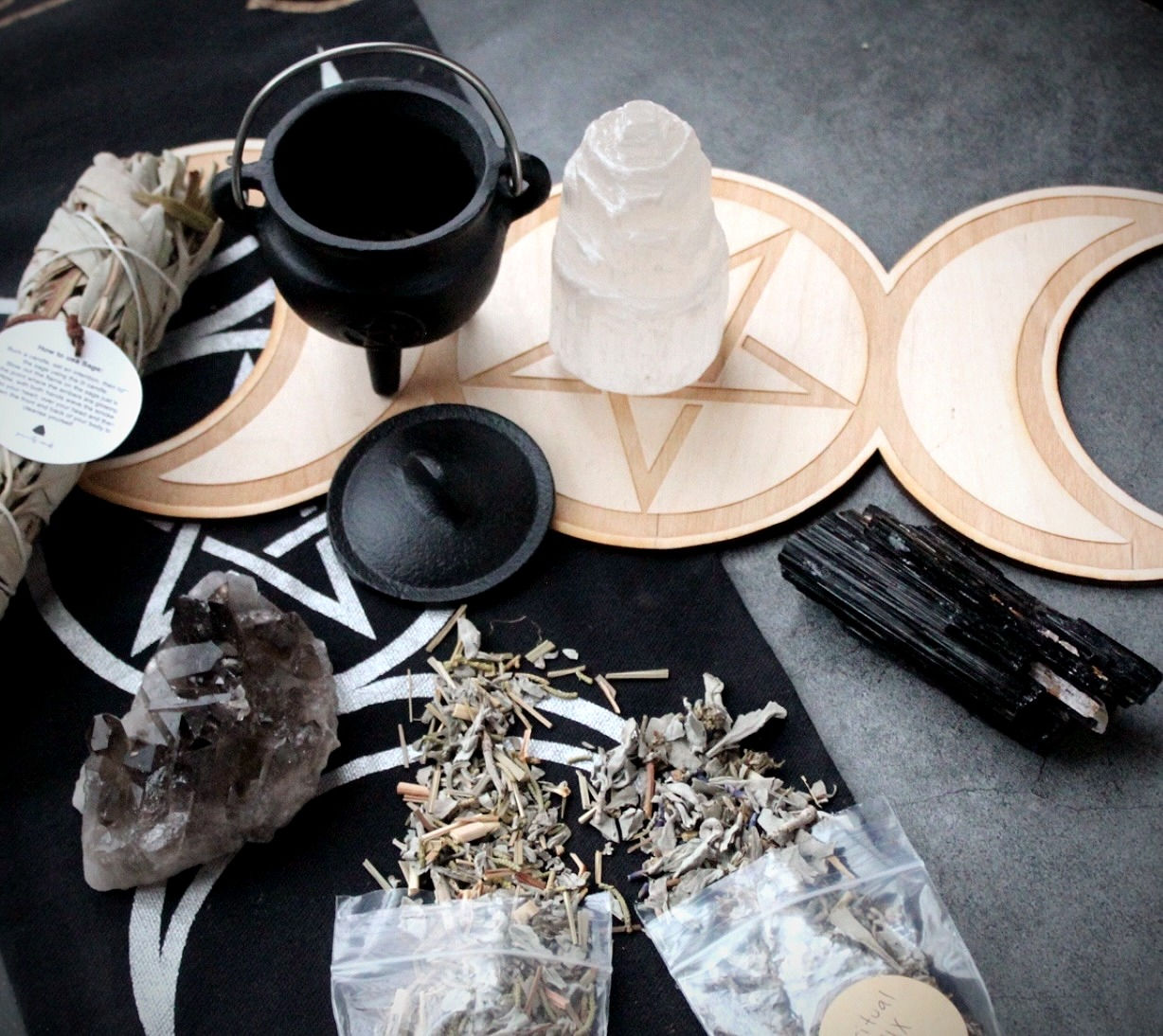 Triple Moon Pentacle Kit