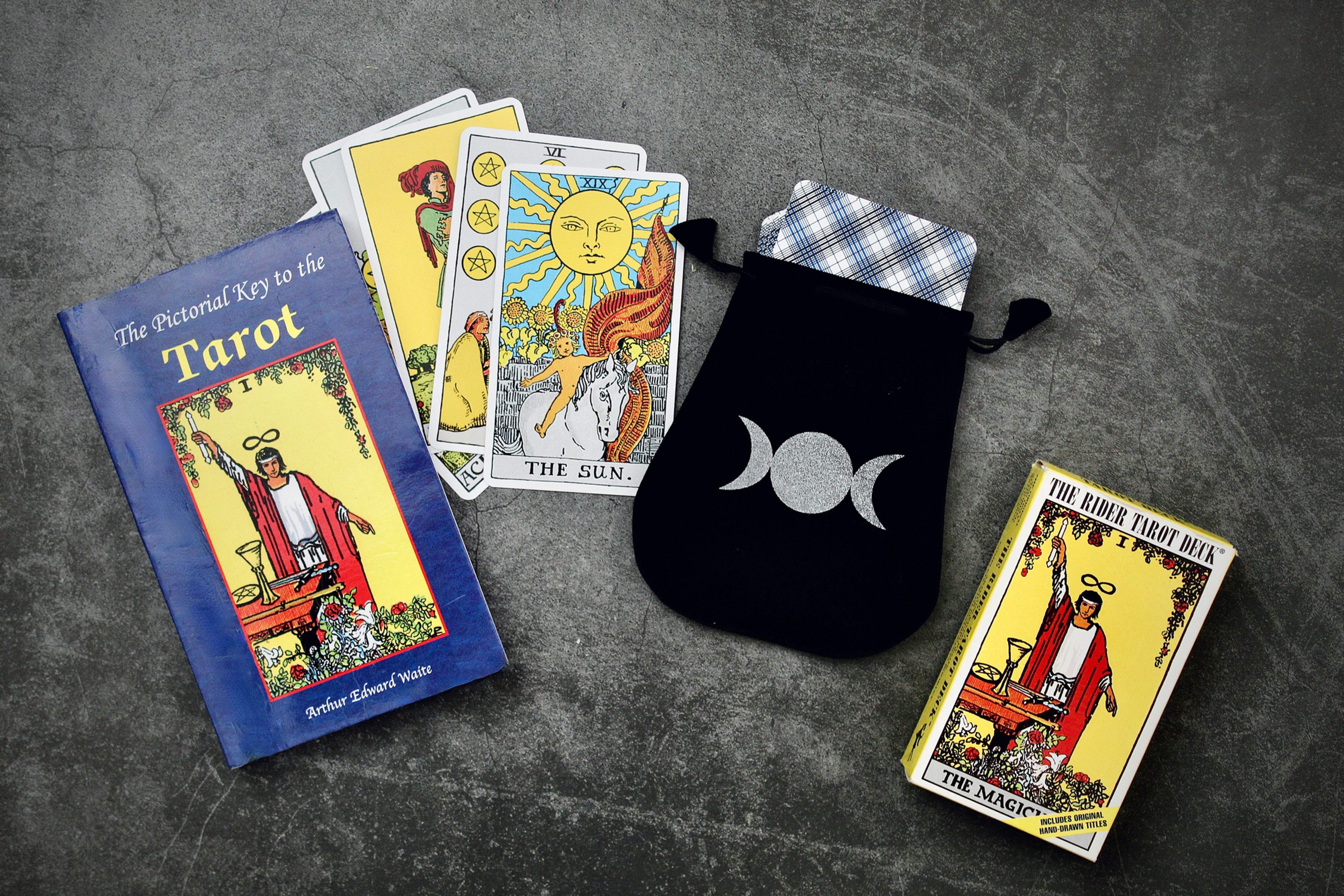 Raider Waite 3PCS Tarot Kit