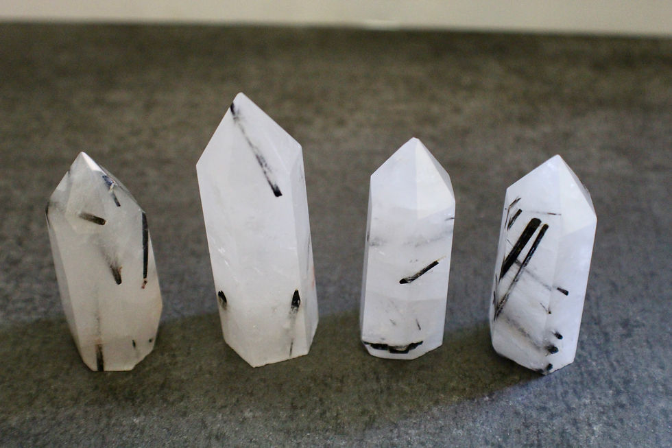 Thumbnail: Tourmalated Quartz Crystal Point (2-3")