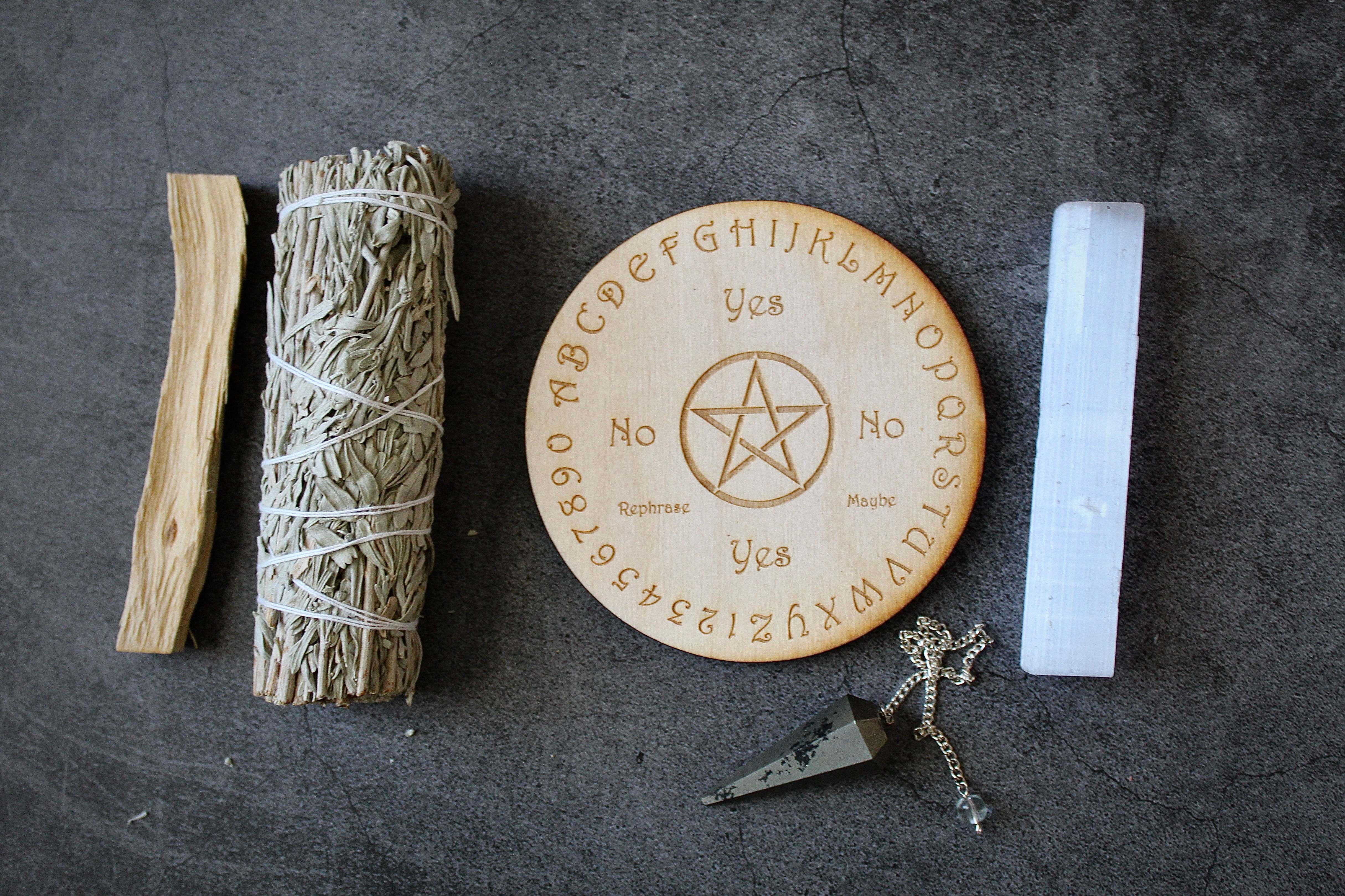 Power of Pyrite Pendulum Divination Kit