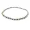 Thumbnail: Erin Gray 3mm Stormy Blue & Gold Waterproof 7” bracelet