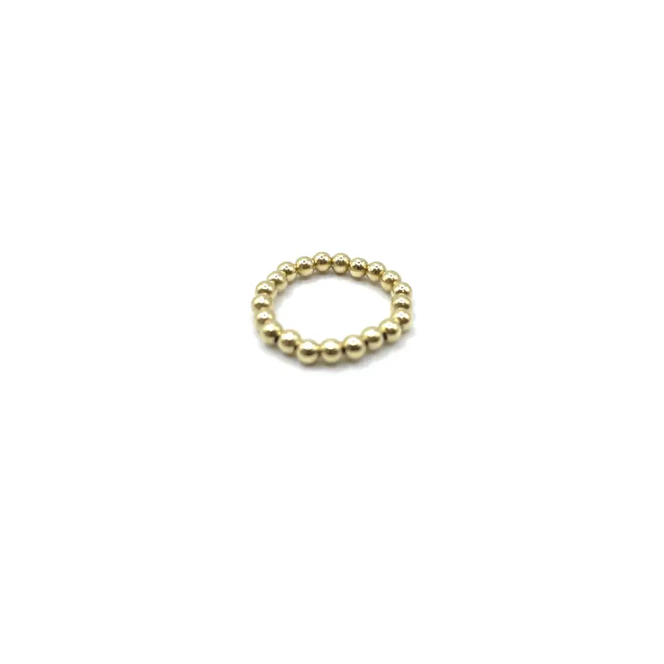 Thumbnail: Erin Gray 3mm Gold Filled Waterproof Stretch Ring