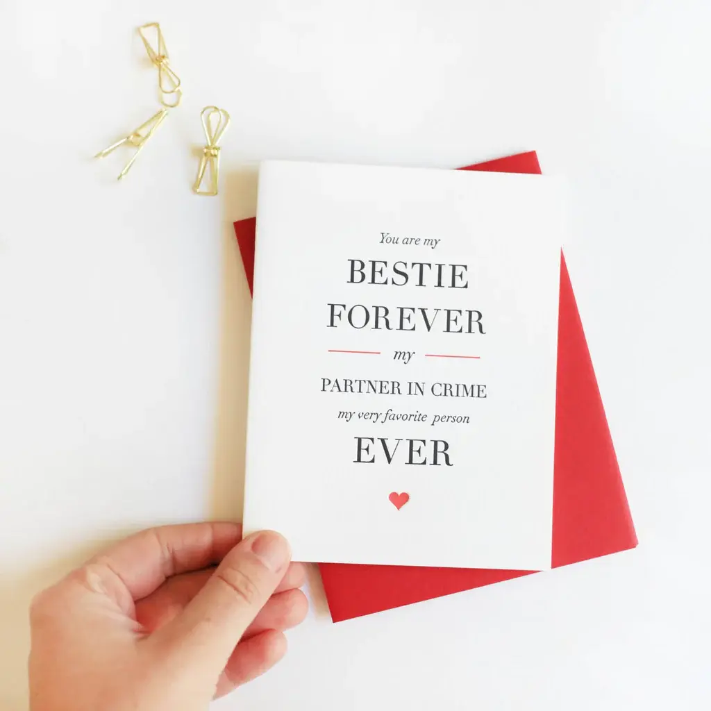 Besties Forever Valentine's Day Card