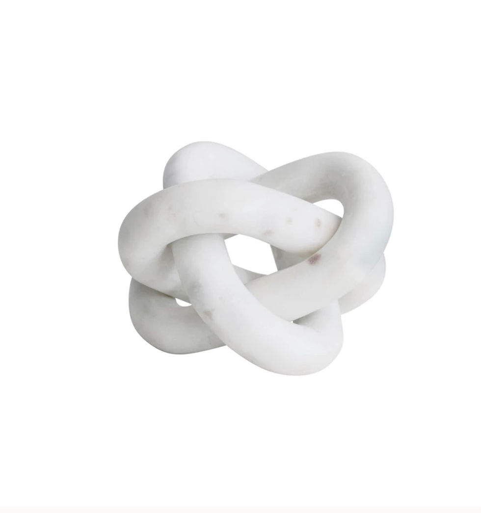 Thumbnail: Marble Chain Knot Decor W/ 3 Links