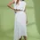 Thumbnail: Cream sleeveless balloon crop top 