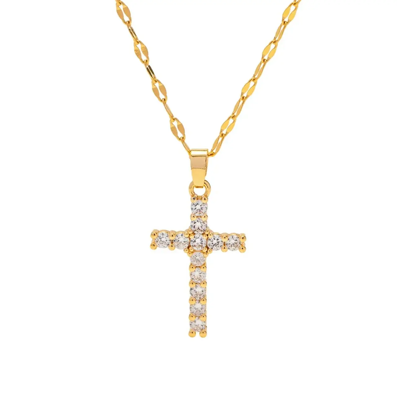 Sparkle Cross Necklace 