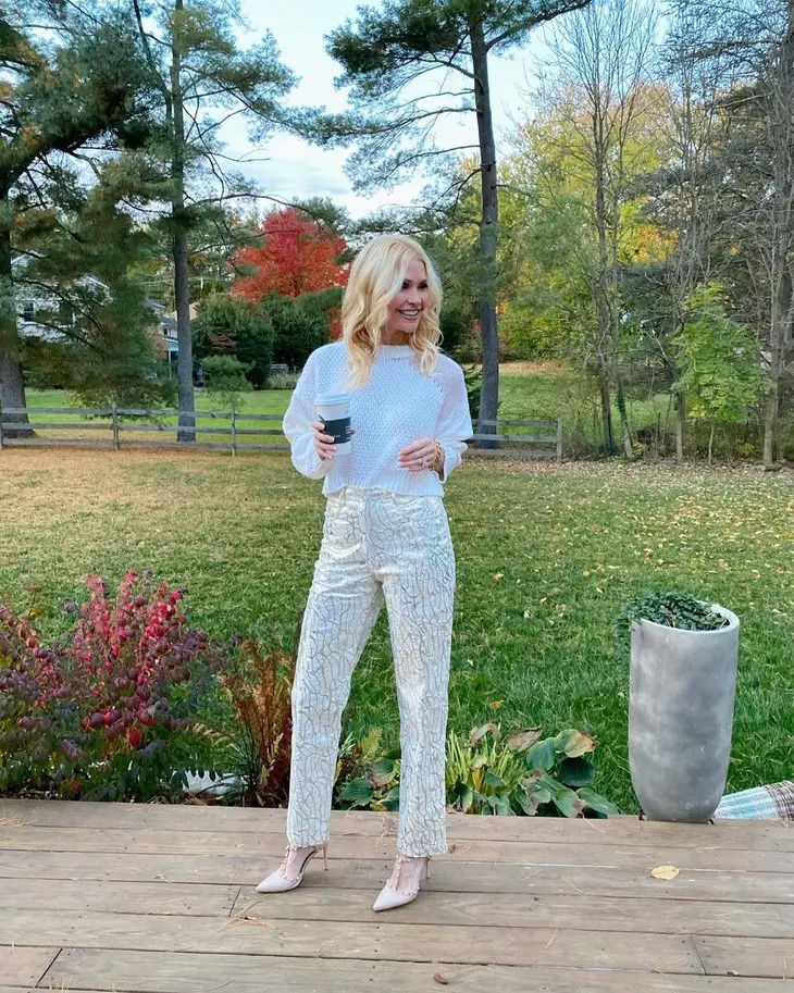 Thumbnail: Lupe Printed Metallic Pants
