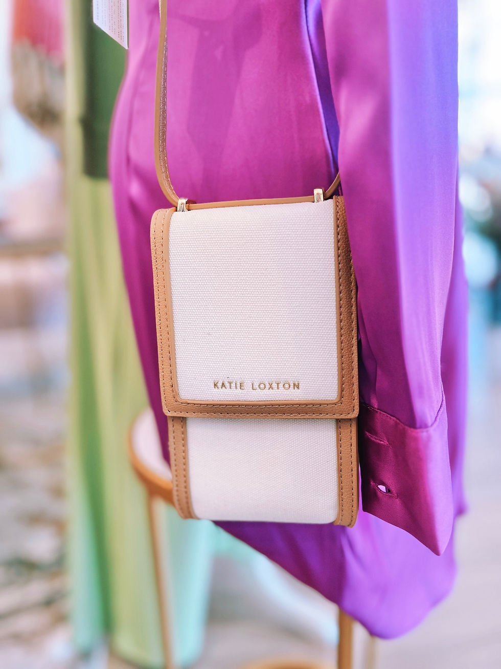 Thumbnail: Katie Loxton Amalfi Canvas Cell Bag