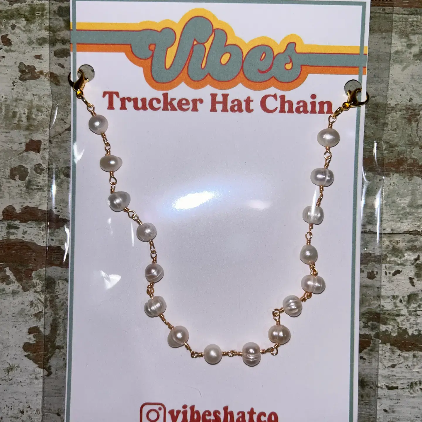 Cultured Pearl Trucker Chain