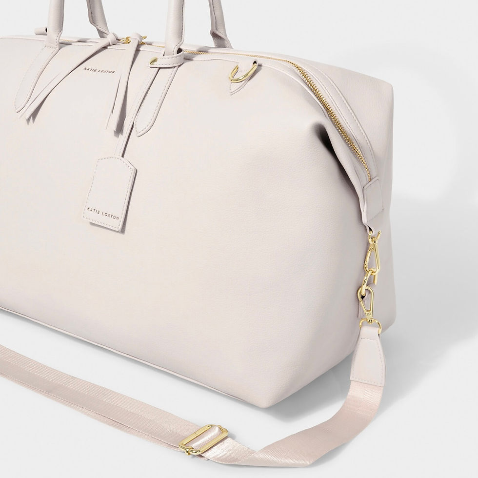 Thumbnail: Katie Loxton Oxford Weekend Holdall - Off White