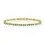 Thumbnail: Bezel Tennis Bracelet in Emerald 