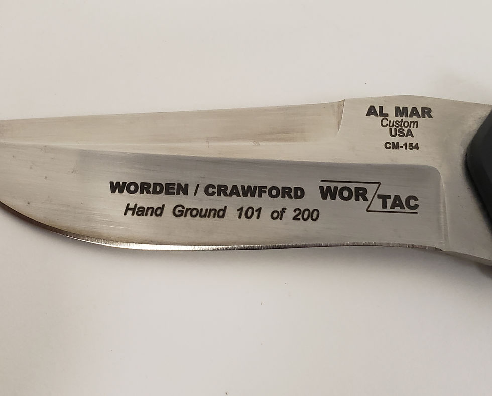 Thumbnail: Al Mar Custom USA WOR TAC  Worden/Crawford CM-154  Limited Tactical Knife