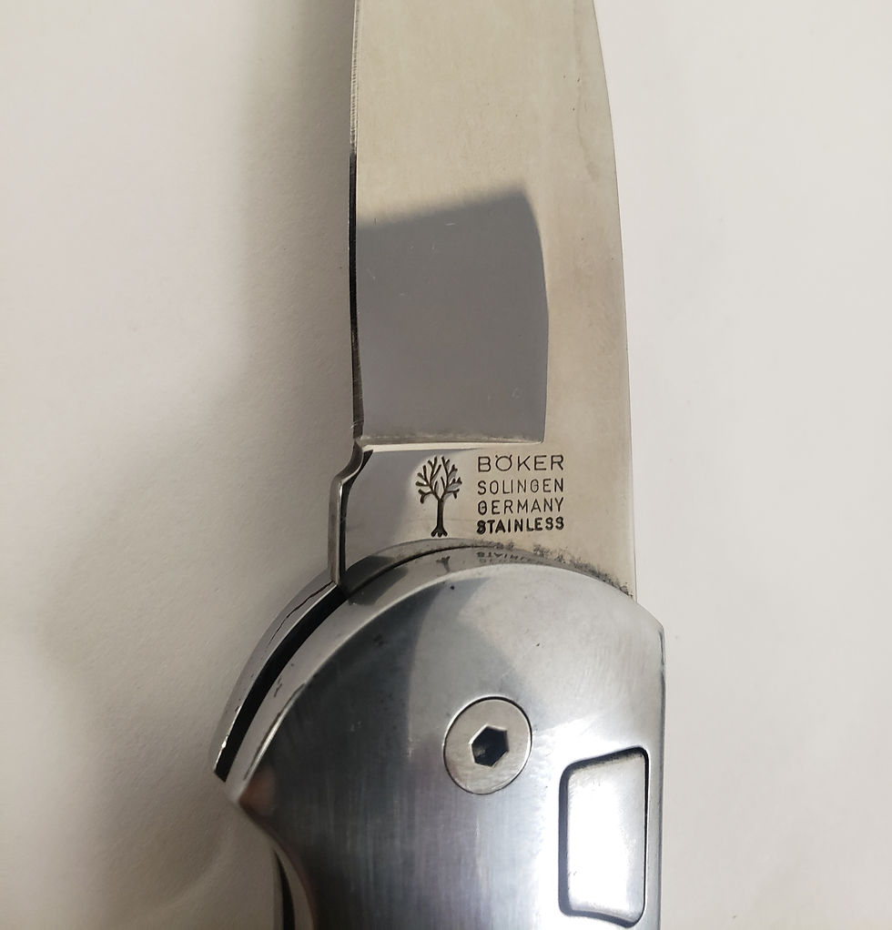 Thumbnail: Boker Solingen Germany Push Button Automatic Knife