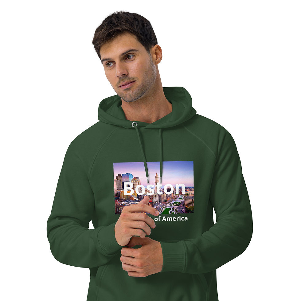 Thumbnail: Unisex eco raglan hoodie