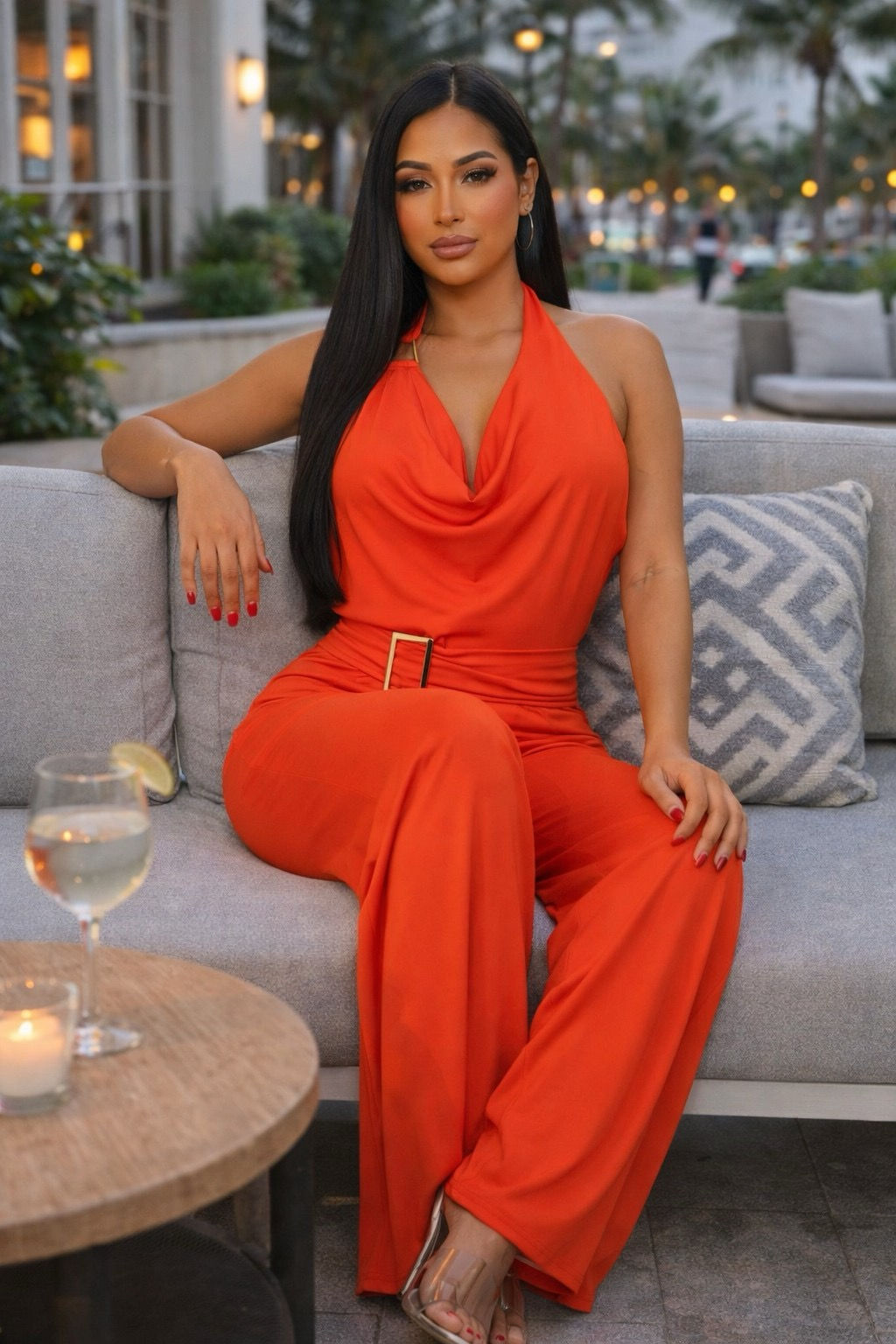 After Hours Halter Jumpsuit