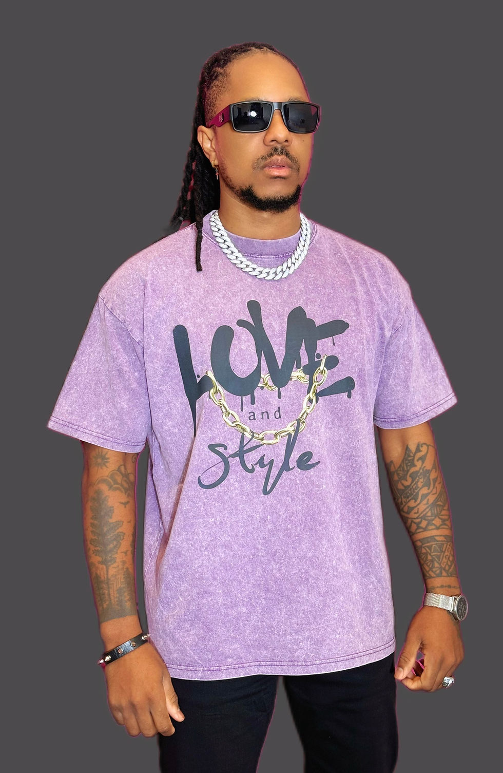 Thumbnail: VKCFASHION oversized T -shirt Love&Style