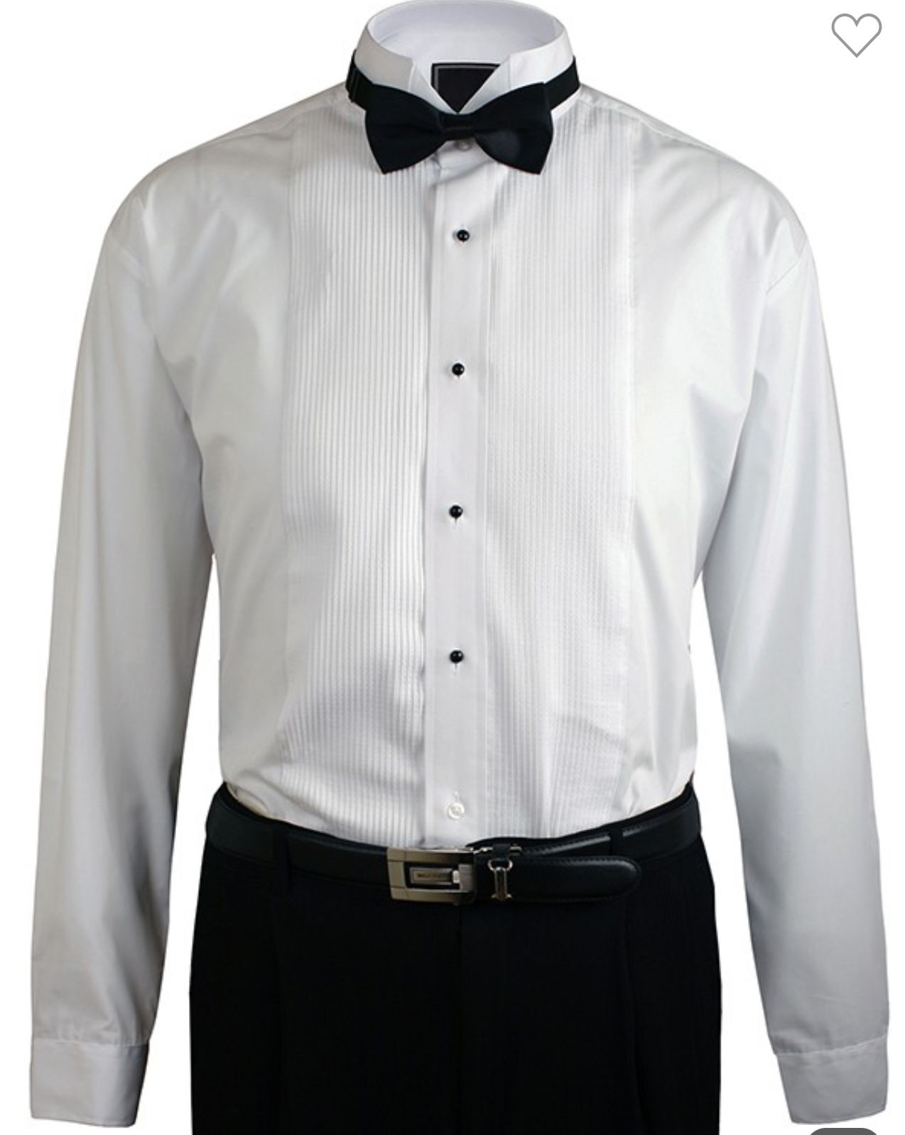 Wing collar Tuxedo shirts