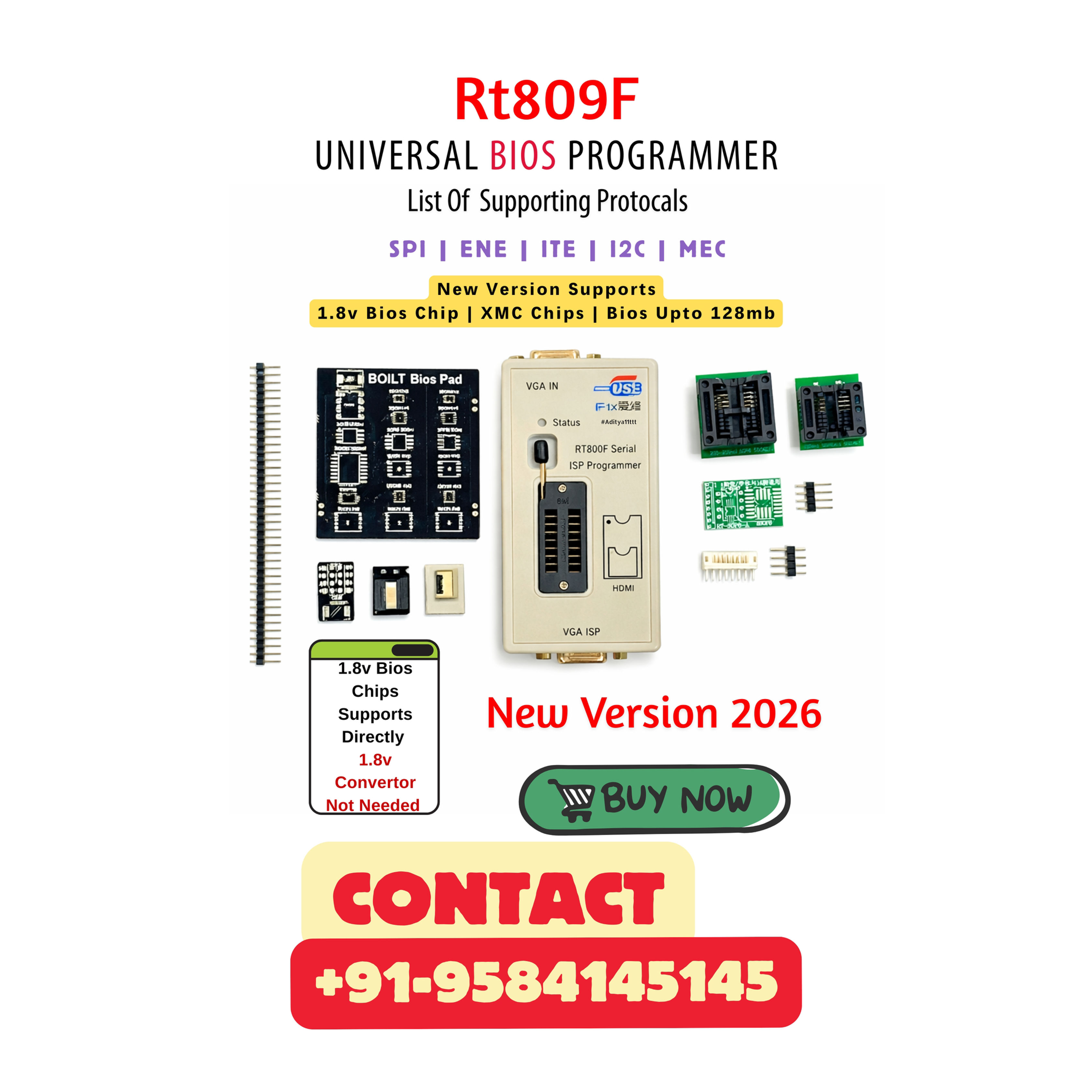 Rt809F Serial ISP Universal Bios Programmer 