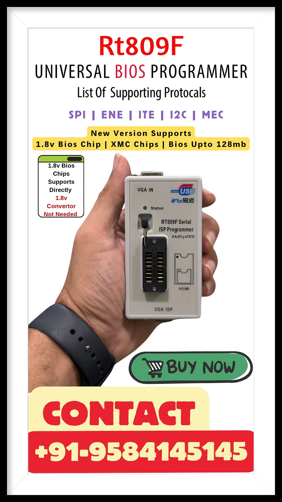 Rt809F Serial ISP Universal Bios Programmer