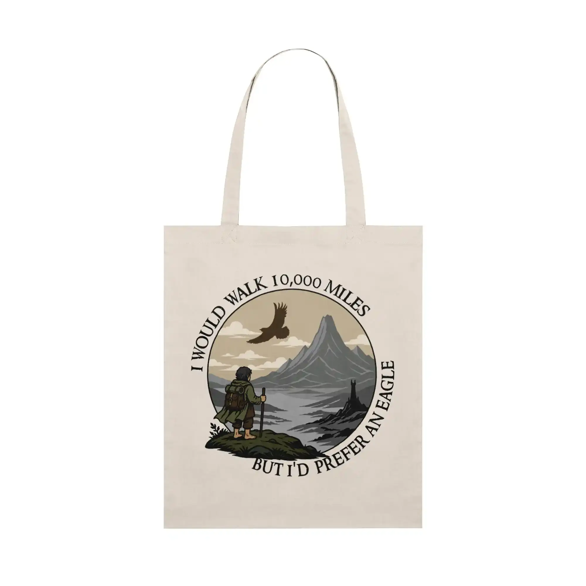 LOTR Tote Bag - Middle-earth Gift - natural colour