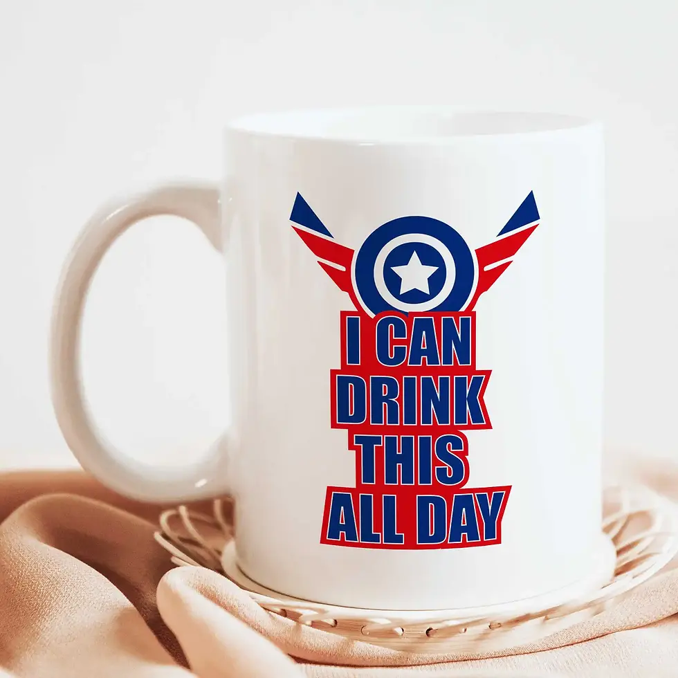 Thumbnail: Marvel Mug - Captain America - boho style