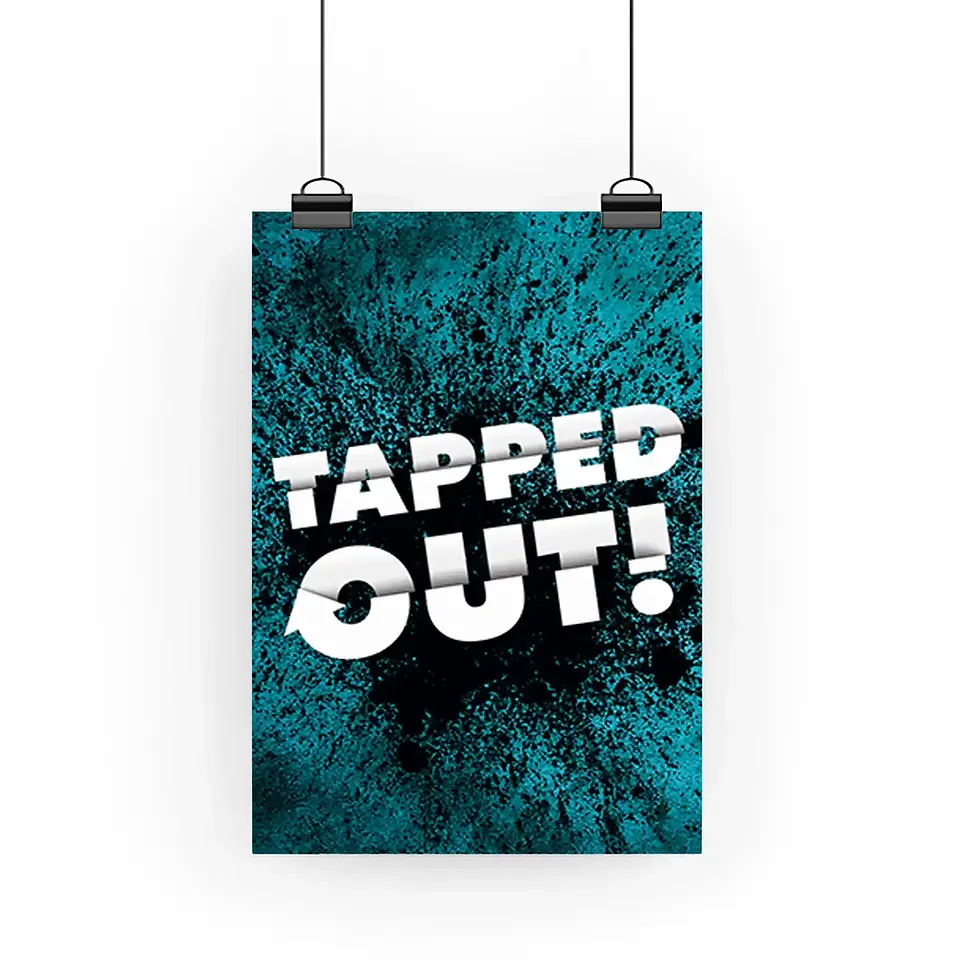 hanging MTG Wall Art - Tapped Out Print