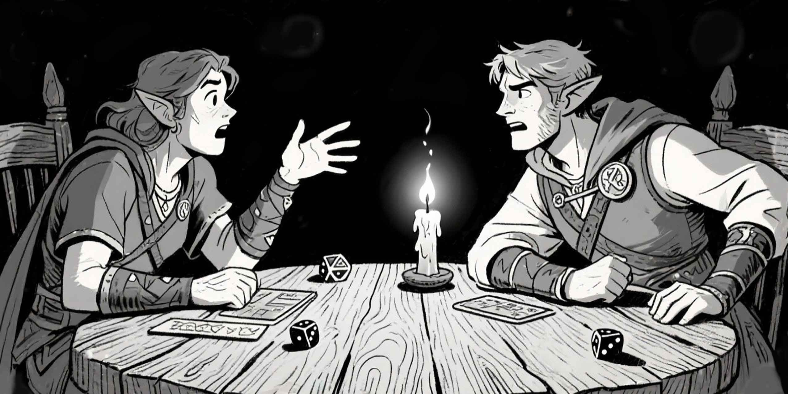 2 people arguing over a mindful game