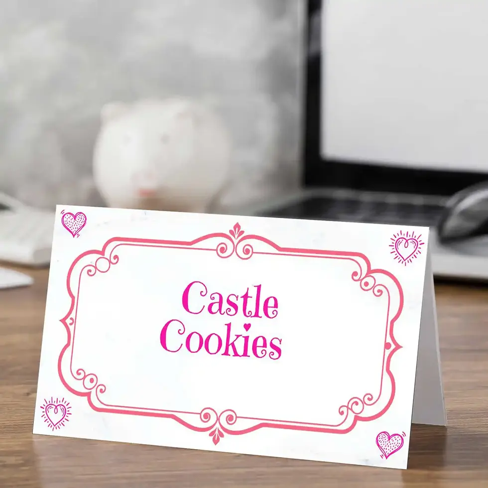 Thumbnail: Princess Party Food Labels - tent card