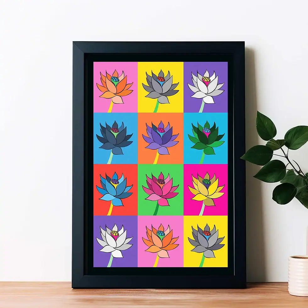 Thumbnail: Black Lotus Wall Art - MTG  Print