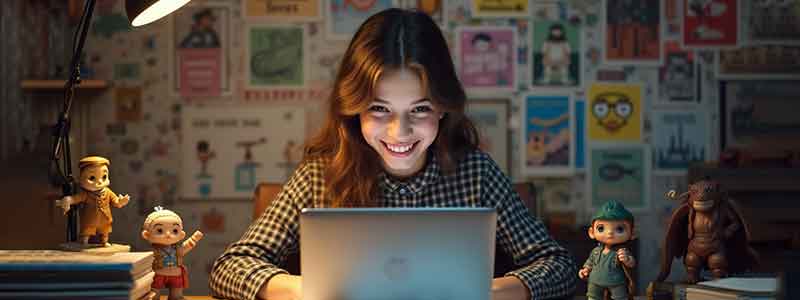 girl smiling