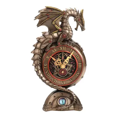 steampunk dragon clock