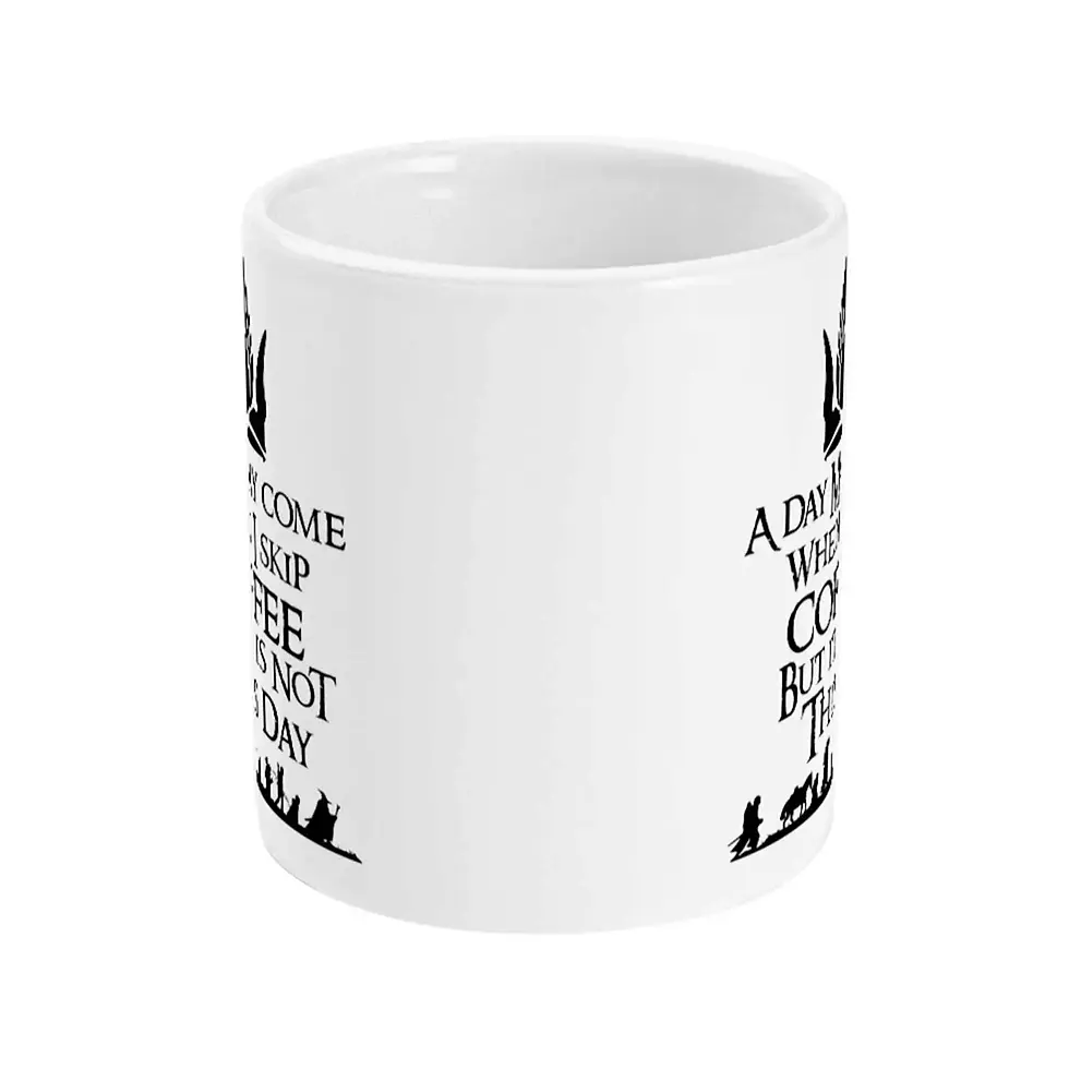 Thumbnail: Lord of the rings mug - centre view