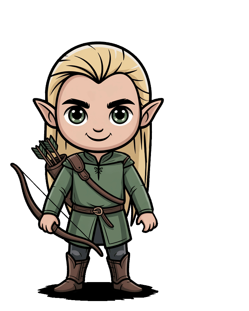 Legolas GIF emote - lord of the rings