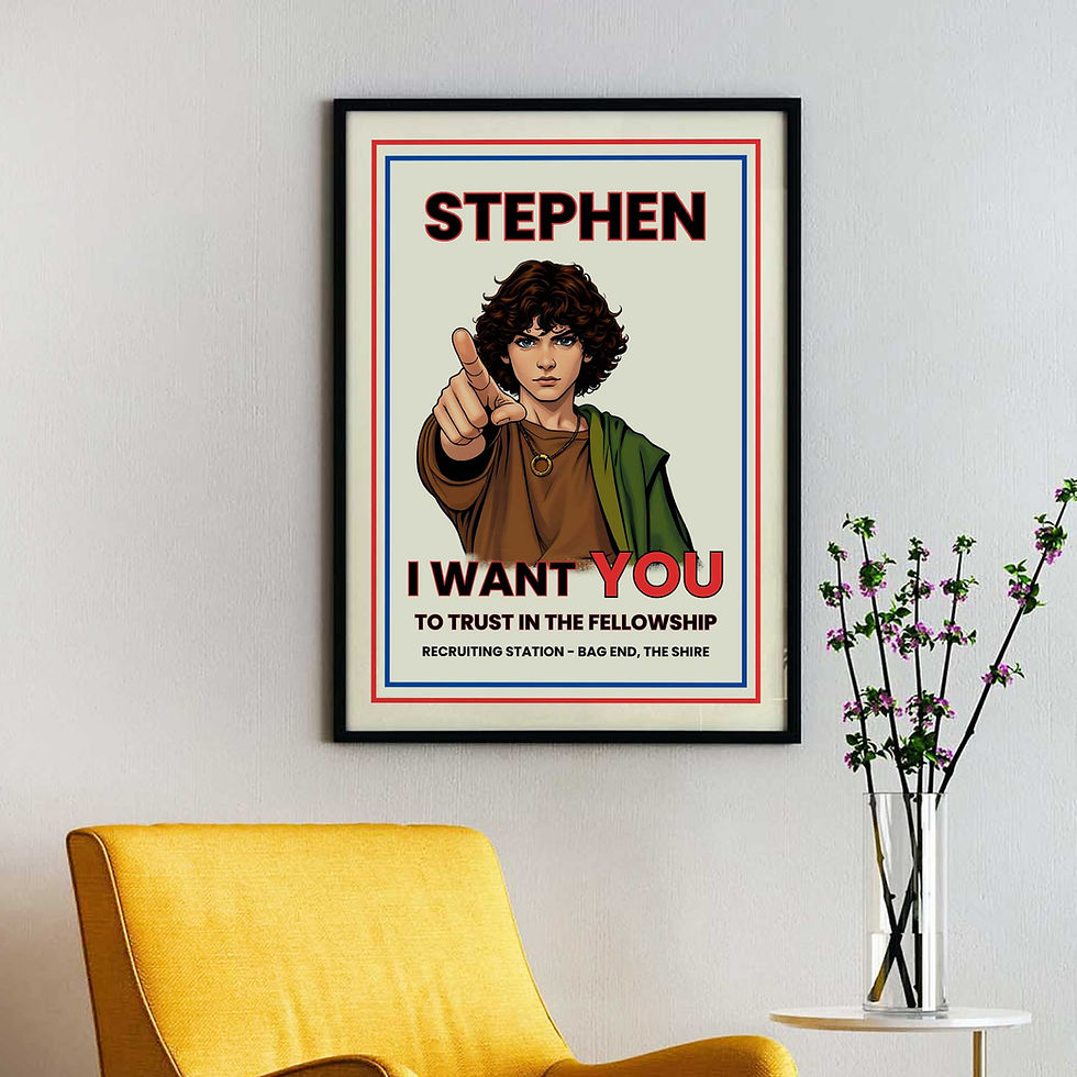 Thumbnail: Frodo poster - Lord of the rings gift - modern room style