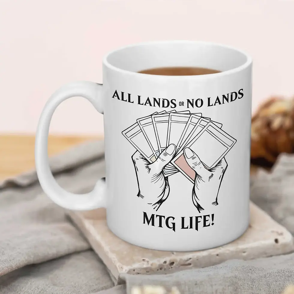 Thumbnail: MTG Mug - MTG Life on a stone coaster