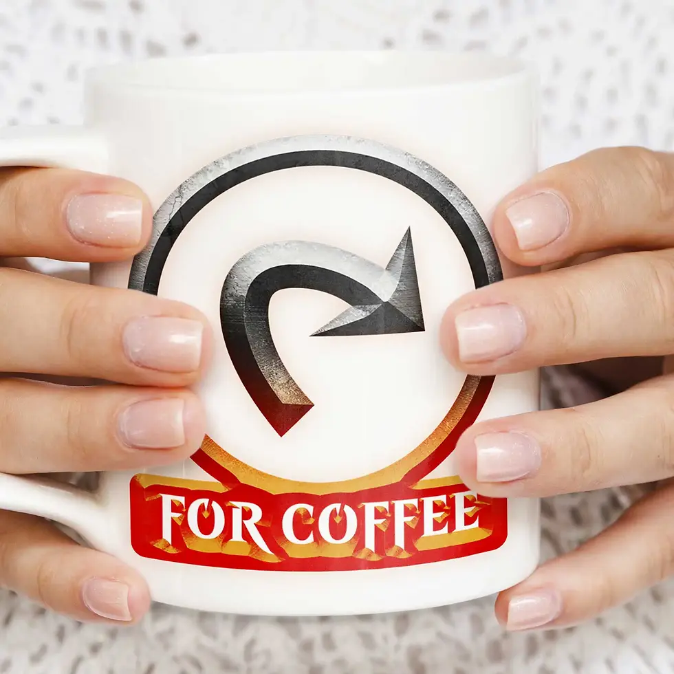 Thumbnail: Hands holding a MTG mug