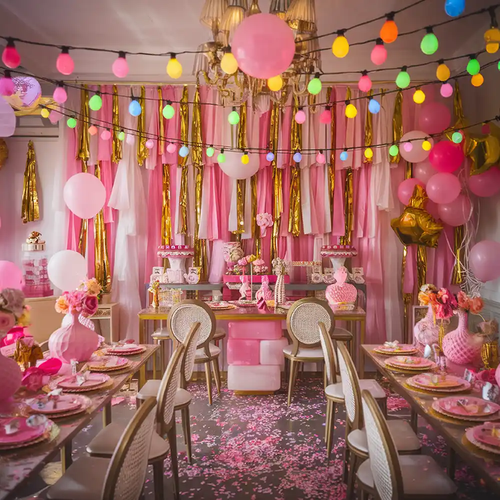 diy party decoration princess party room