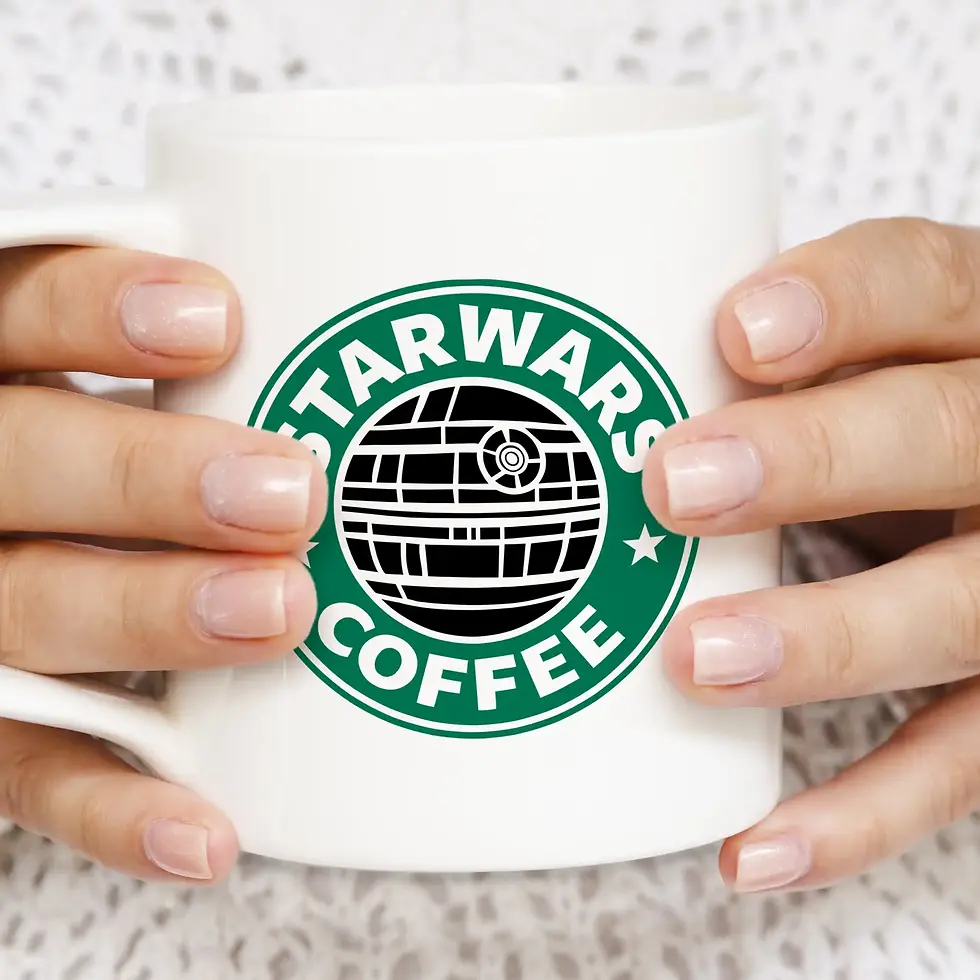 Thumbnail: Hands holding a Star Wars Coffee Mug
