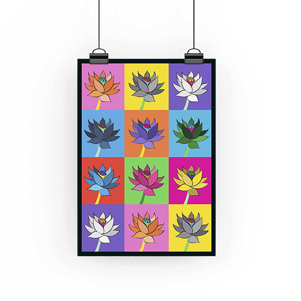 MTG Black lotus wall art