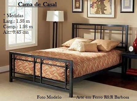 Cama de Ferro Mod 03