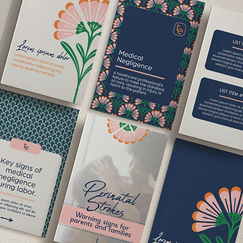 A series of social media posts for Tara Eberly from her marketing partner, Strass Collins