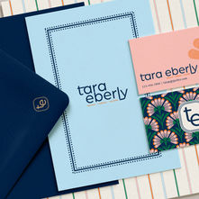 Tara Eberly Branded Stationery Pieces by Strass Collins & Co. 