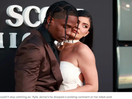 Travis Scott can’t get enough of Kylie Jenner, leaving a compliment on her Instagram post